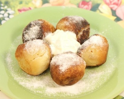 Плюшки творожные жаренные