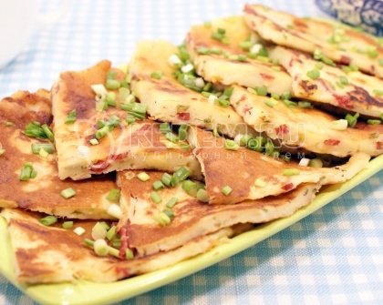 Сырные лепешки с начинкой