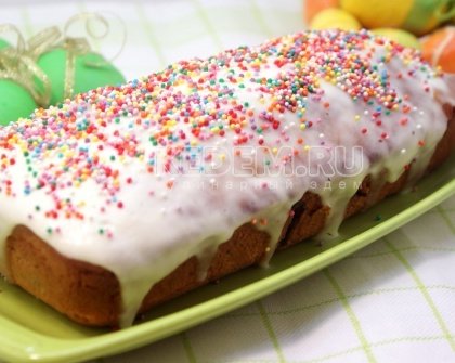 Лимонный кулич