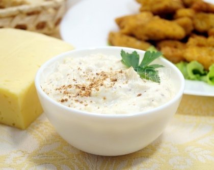 Сырный соус к курице